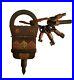 Rare-Vintage-Old-Antique-Style-Square-Brass-Work-Iron-Puzzle-Padlock-with-5-Keys-01-ozp