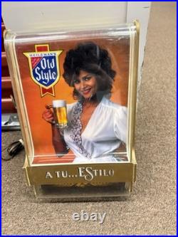 Rare Vintage Old Style Beer Lighted Sign Do It With Style