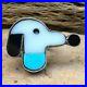 Rare-Vntg-Sterling-Turquoise-Mop-Snoopy-Zuni-Old-Pawn-Boho-Style-Ring-Sz-3-75-01-qkf