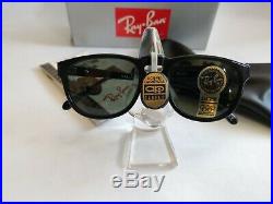 Ray Ban W0934 Vintage B&L Gatsby Style 2 48 mm Black NEW OLD STOCK VTG Very Rare