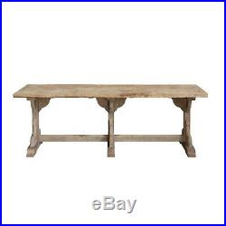 Recycled or Upcycled Wood Trestle Kitchen Table Old French Country Style