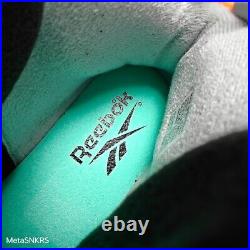 Reebok Blast Alamo Men US 13 Black Gray Blue Green Retro Basketball Street Heat