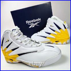 Reebok Blast Lakers Men's US 13 White Purple Yellow Retro Basketball Streetwear