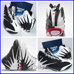 Reebok Blast Mens US 13 White Black Red Retro Classic Basketball Streetwear Heat