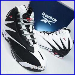 Reebok Blast Mens US 13 White Black Red Retro Classic Basketball Streetwear Heat