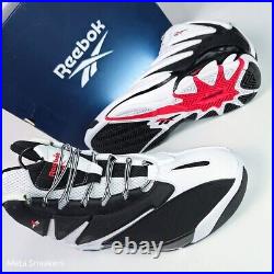 Reebok Blast Mens US 13 White Black Red Retro Classic Basketball Streetwear Heat