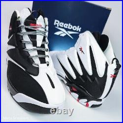 Reebok Blast Mens US 13 White Black Red Retro Classic Basketball Streetwear Heat