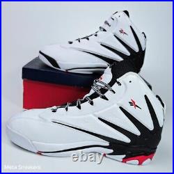 Reebok Blast Mens US 13 White Black Red Retro Classic Basketball Streetwear Heat