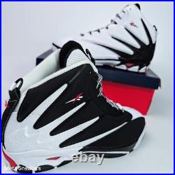 Reebok Blast Mens US 13 White Black Red Retro Classic Basketball Streetwear Heat