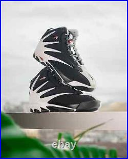 Reebok Blast Mens US 13 White Black Red Retro Classic Basketball Streetwear Heat