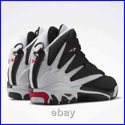 Reebok Blast Mens US 13 White Black Red Retro Classic Basketball Streetwear Heat