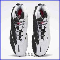 Reebok Blast Mens US 13 White Black Red Retro Classic Basketball Streetwear Heat