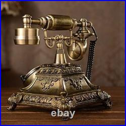 Resin Imitation Copper Vintage Style Rotary Retro Old Fashioned Rotary Dial H Resin Imitation Copper Vintage Style Rotary Retro Old Fashioned Rotary Dial H