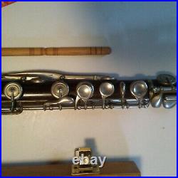 Restored Vintage 1920s Wooden Flute, Carte'Old Style' system for Irish music