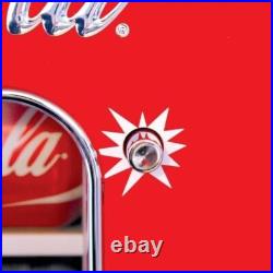 Retro Coca Cola Vending Fridge 10 Can Machine Mini Soda Refrigerator Coke Cooler