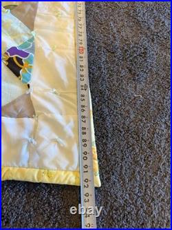 Retro Patch Work Quilt. Approximate 92 X 92