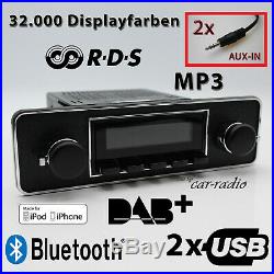 Retrosound San Diego DAB+ Komplettset TRIM-B Oldtimer Radio Bluetooth 502B080040