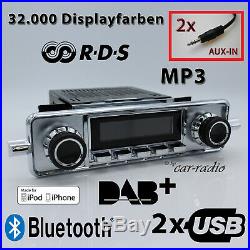 Retrosound San Diego DAB+ Komplettset VW Käfer Oldtimer Radio USB SD304C078039