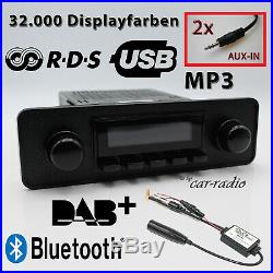 Retrosound Santa Barbara DAB+ Komplettset Black Oldtimer Radio Bluetooth USB MP3