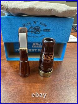 Rich n Tone RNT old style stickered vintage cocobola duck call