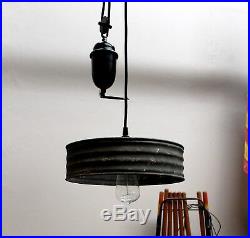 Riddle Sifter Pull Down Old Vintage Style Pendant Light Chandelier Adjust Height