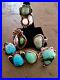 Ring-Lot-of-7-Sterling-Vintage-Retro-Navjo-Turquoise-Old-Pawn-Southwest-Style-01-wna