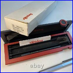 Rotring 600 Old Style Silver Rollerball Pen Germany Unused NOS VTG 1990s New