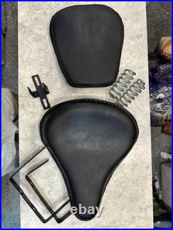 Royal enfield vintage style kabir singh leather seat with spring old style g2 Cl