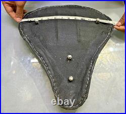 Royal enfield vintage style kabir singh leather seat with spring old style g2 Cl