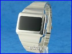 SILVER ELVIS WATCH 1 Old Vintage 70s Style LED LCD DIGITAL Rare Retro omeg@ TC2