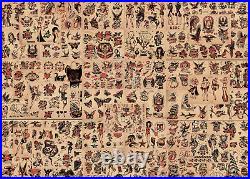 Sailor Jerry Traditional Vintage Style Tattoo Flash 135 Sheets 11x14 Old School