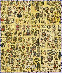 Sailor Jerry Traditional Vintage Style Tattoo Flash 135 Sheets 11x14 Old School
