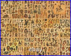 Sailor Jerry Traditional Vintage Style Tattoo Flash 50 Sheets 11x14 Old School