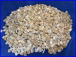 Scrabble Vintage 3100+ Wood Letters Tiles Old Style Engraved