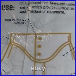 Sears Best Golden Comfort Vintage Yoke Style 4 pairs Mens Size 38 New Old Stock