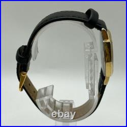 Seiko Vintage Watch Quartz Running New Battery Leather Band Old Style