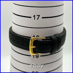 Seiko Vintage Watch Quartz Running New Battery Leather Band Old Style