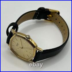 Seiko Vintage Watch Quartz Running New Battery Leather Band Old Style
