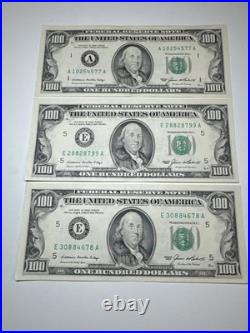Series 1985 $100 One Hundred Dollar Bill Small Head Old Style Vintage VERY RARE