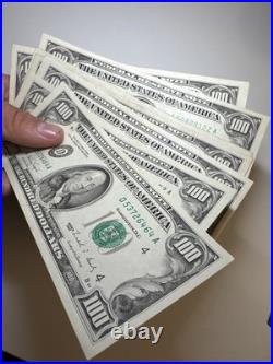 Series 1990 $100 One Hundred Dollar Bill Small Head Old Style Vintage VERY RARE Series 1990 $100 One Hundred Dollar Bill Small Head Old Style Vintage VERY RARE