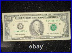 Series 1993 $100 One Hundred Dollar Bill Small Head Old Style Vintage VERY RARE