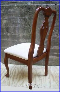 Set 4 Vintage Old Chippendale Style SOLID Wood Wooden Dining Side Chair Armchair