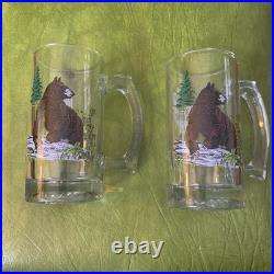 Set of 12 Vintage Wisconsin Wildlife Old Style Beer Mugs In Box Wildlife USA Set of 12 Vintage Wisconsin Wildlife Old Style Beer Mugs In Box Wildlife USA