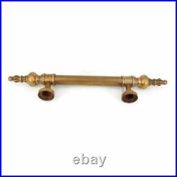 Set of 2 Large Solid Brass Door Pull Handles 16 Vintage Old Style Grab Handles