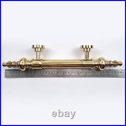 Set of 2 Large Solid Brass Door Pull Handles 16 Vintage Old Style Grab Handles