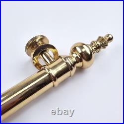 Set of 2 Large Solid Brass Door Pull Handles 16 Vintage Old Style Grab Handles