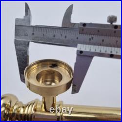 Set of 2 Large Solid Brass Door Pull Handles 16 Vintage Old Style Grab Handles