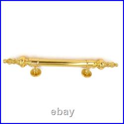 Set of 2 Large Solid Brass Door Pull Handles 16 Vintage Old Style Grab Handles