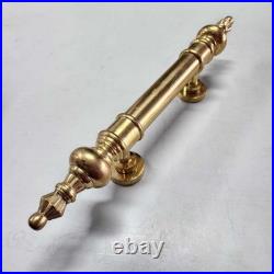 Set of 2 Large Solid Brass Door Pull Handles 16 Vintage Old Style Grab Handles