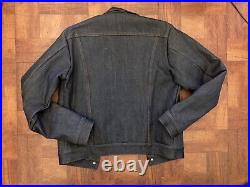 Size 36 New Old Stock vintage 60s Levis type 3 Style Blue Rigid Denim jacket